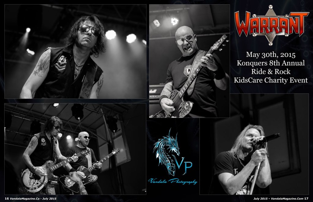 Warrant at the Konquers 8th Annual Ride &&nbsp;Rock